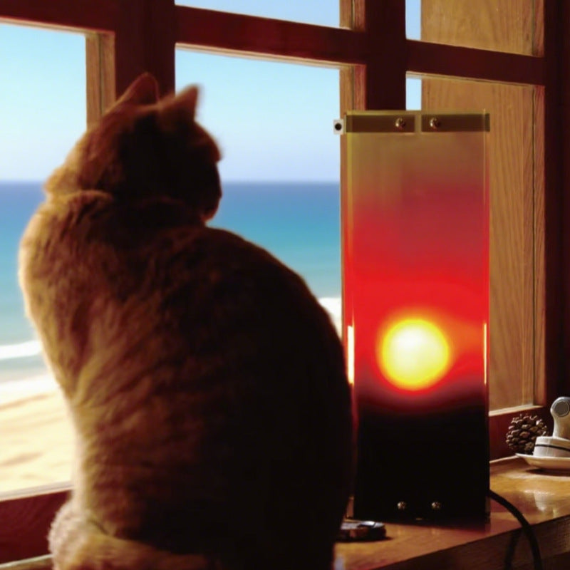 Kinetic Sunrise Lamp – Smart Wake-Up Light with Rotating Dome | Sunrise Alarm Clock for Better Sleep, Energy & Mood