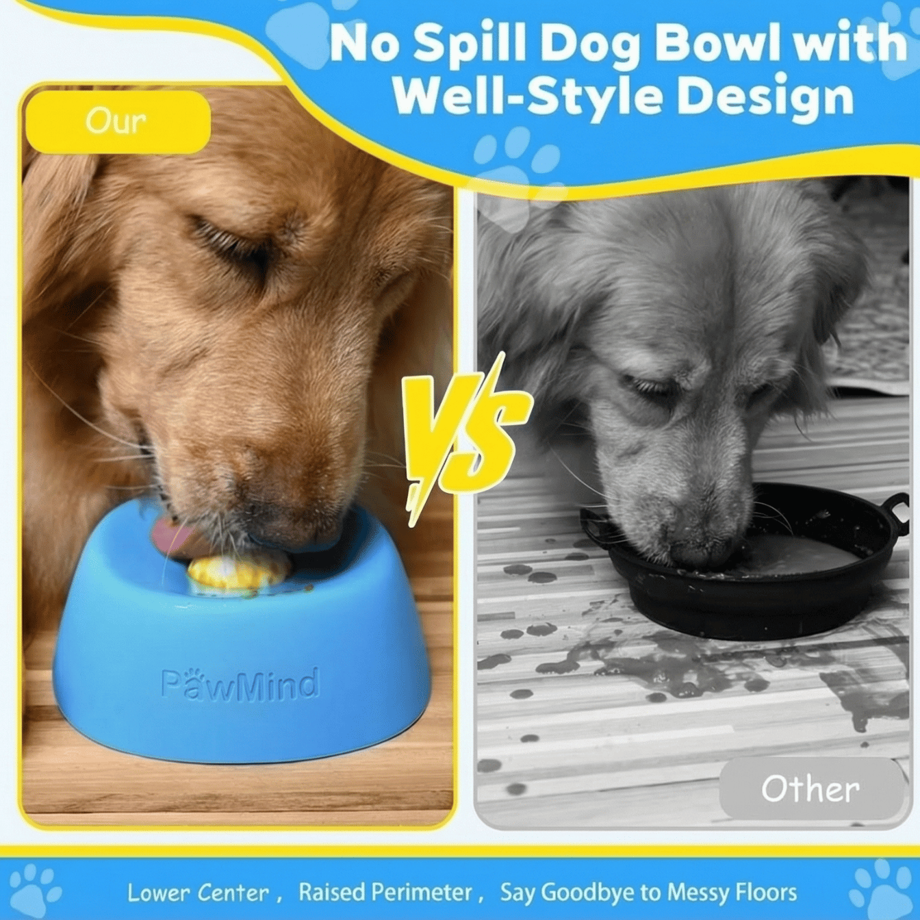 PawMind™ Interactive Lick Bowl for Dogs & Cats – Slow Feeder Anxiety Relief Toy, Food Dispensing Lick Mat for Puppy & Kitten Training